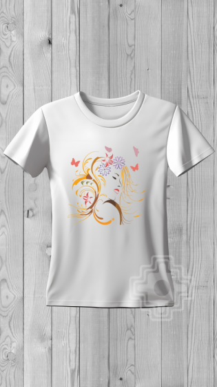 Remera MUJER ABSTRACTA